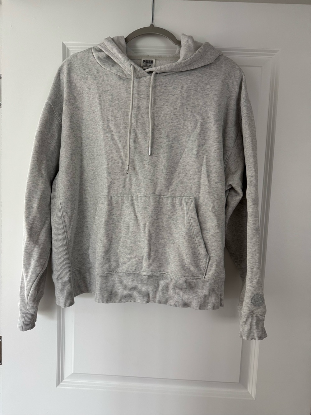 PINK Gray Cozy Hoodie Sweatshirt